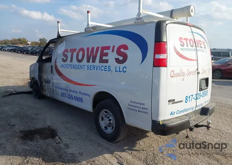 2021 Chevrolet Express Cargo Rwd 2500 Regular Wheelbase Wt z USA, uszkodzony, nr VIN 1GCWGAFP8M1302619